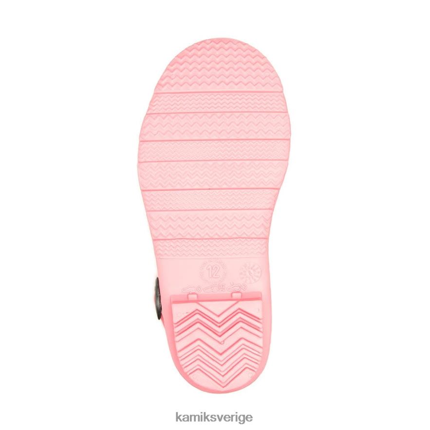 gummistövlar se Kamik barn regndroppar rosa N02N00203