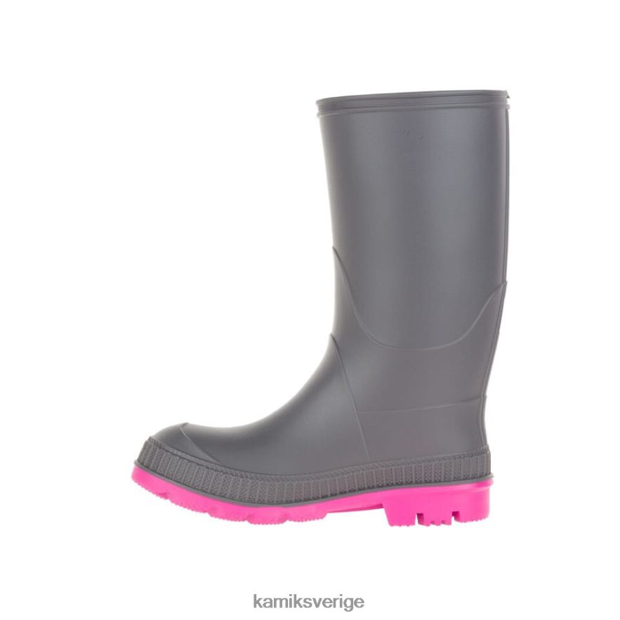 gummistövlar se Kamik barn stampa kol/magenta N02N00206