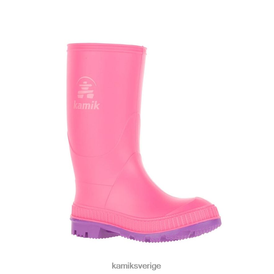 gummistövlar se Kamik barn stampa rosa N02N00209