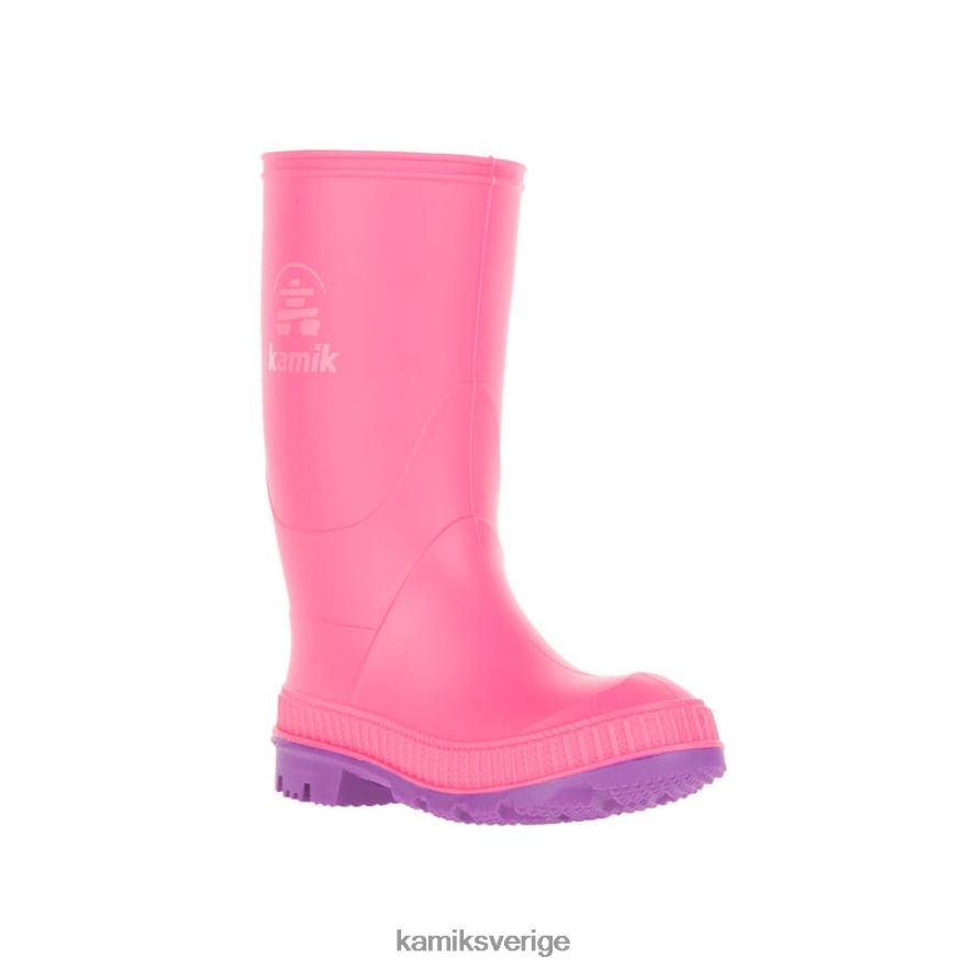 gummistövlar se Kamik barn stampa rosa N02N00209