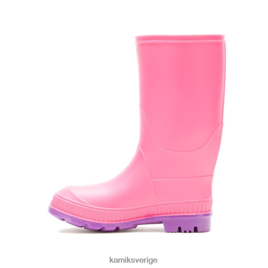 gummistövlar se Kamik barn stampa rosa N02N00209