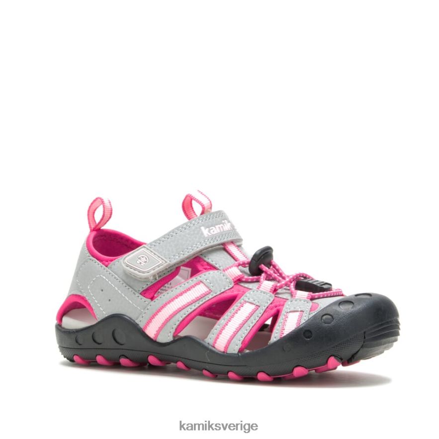 sandaler se Kamik barn krabba grå/rosa N02N00238