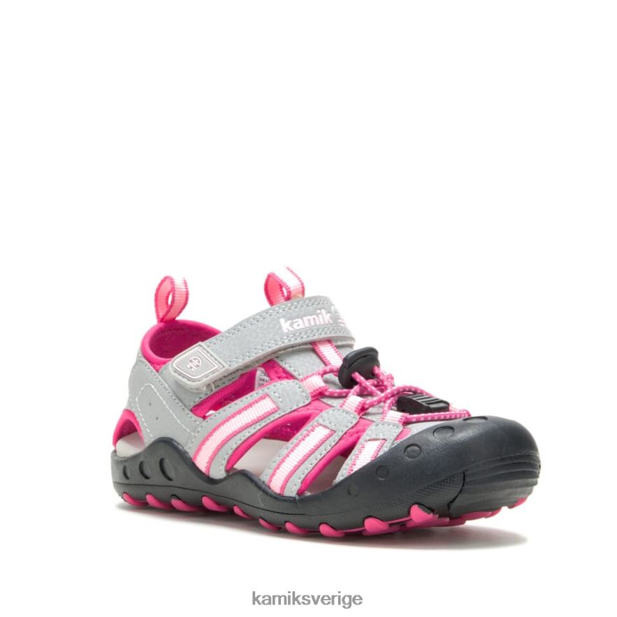 sandaler se Kamik barn krabba grå/rosa N02N00238