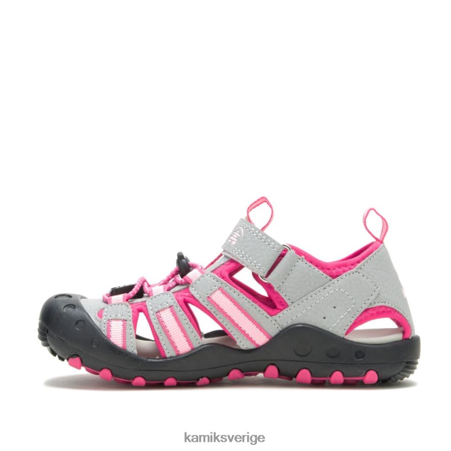 sandaler se Kamik barn krabba grå/rosa N02N00238