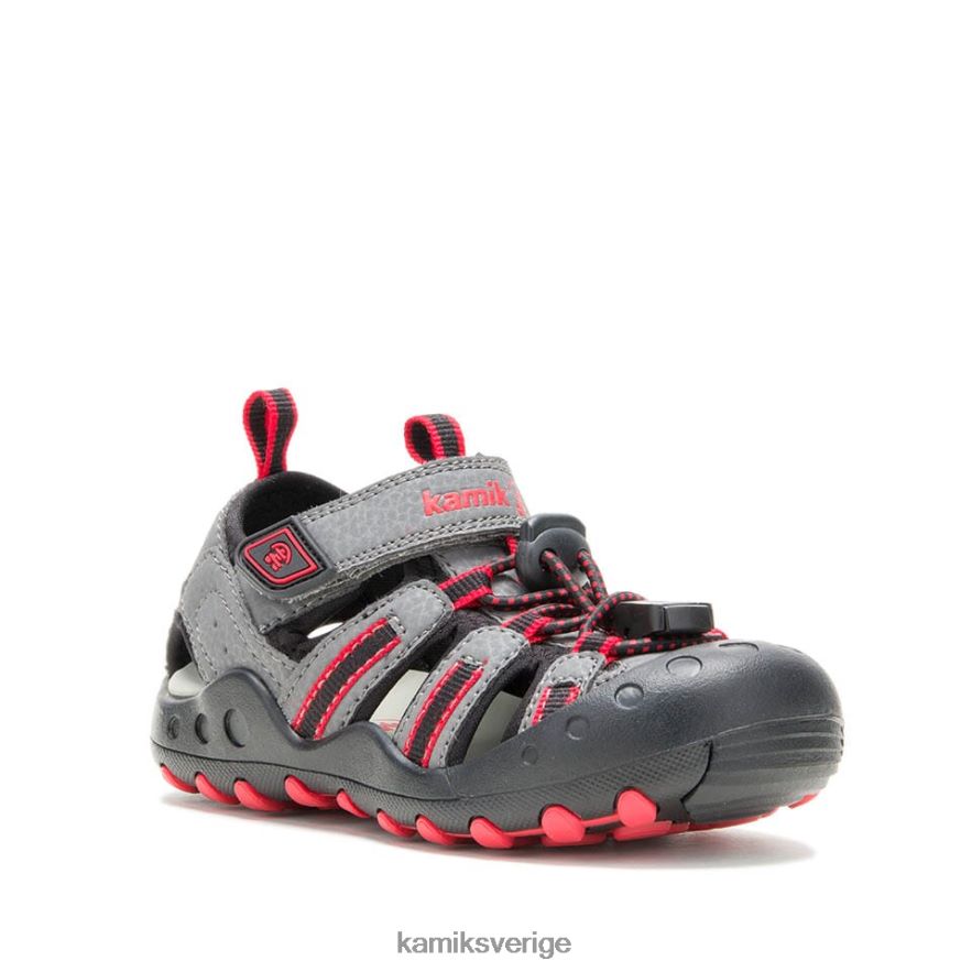 sandaler se Kamik barn krabba kol/röd N02N00239