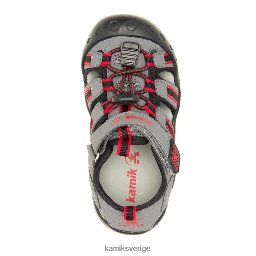 sandaler se Kamik barn krabba kol/röd N02N00239