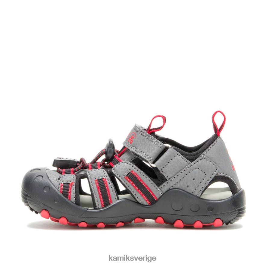 sandaler se Kamik barn krabba kol/röd N02N00239
