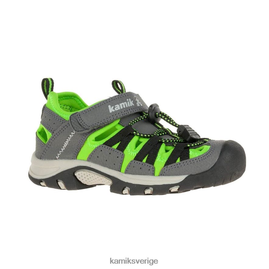sandaler se Kamik barn vildkatt kol/lime N02N00259