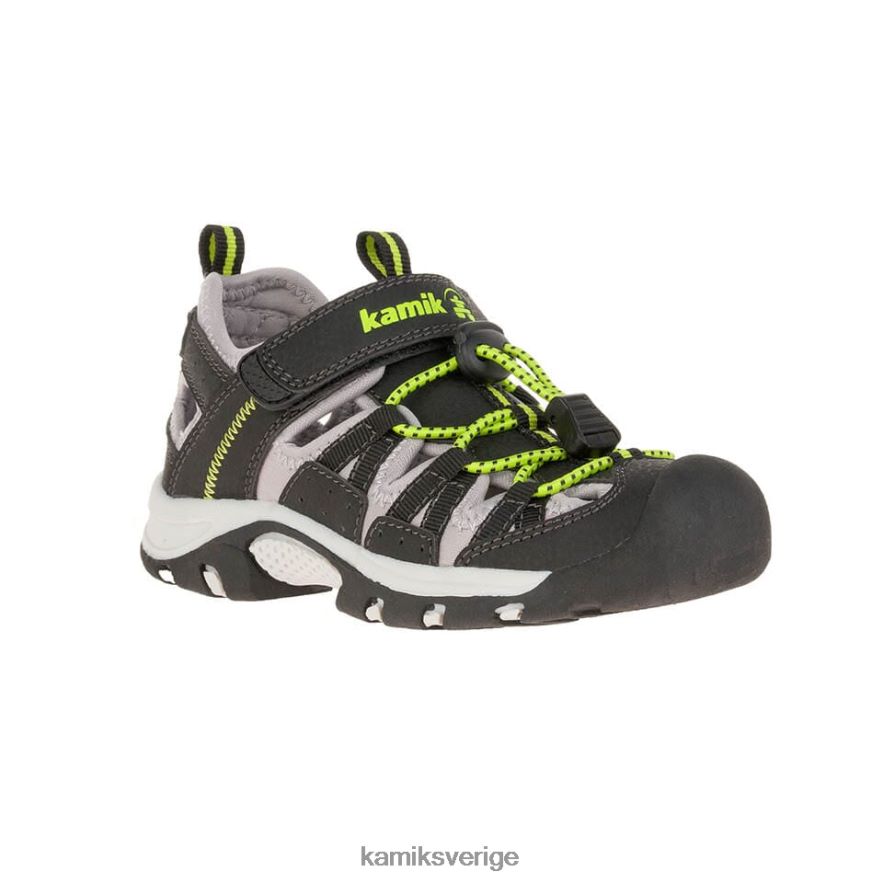 sandaler se Kamik barn vildkatt svart lime N02N00254
