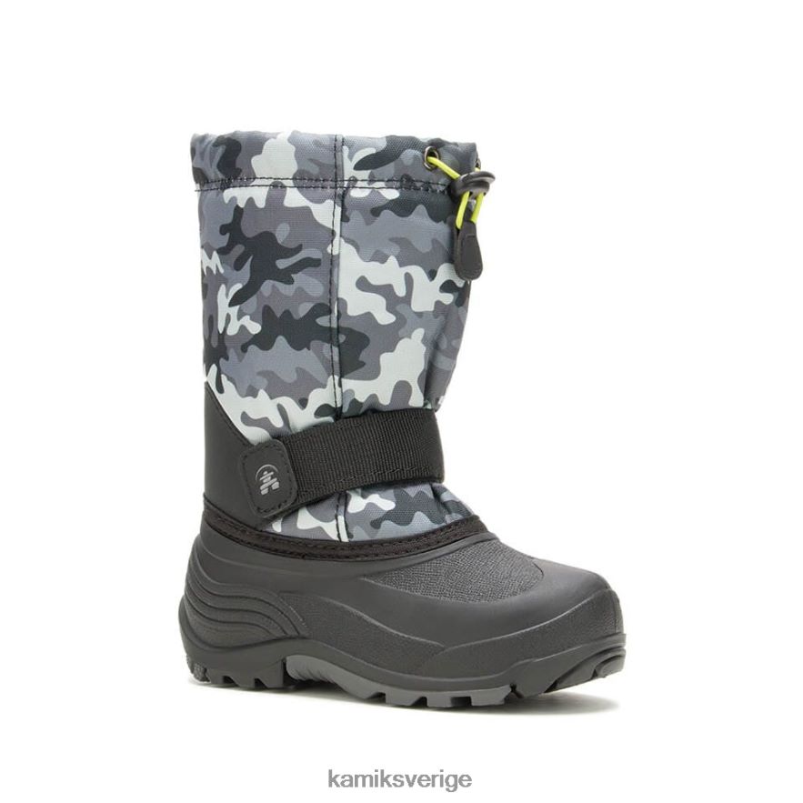 vinterkängor se Kamik barn raket camo svart/kol N02N00283