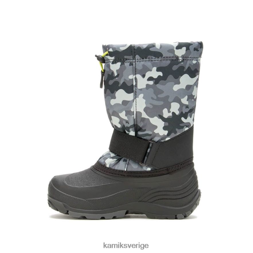 vinterkängor se Kamik barn raket camo svart/kol N02N00283