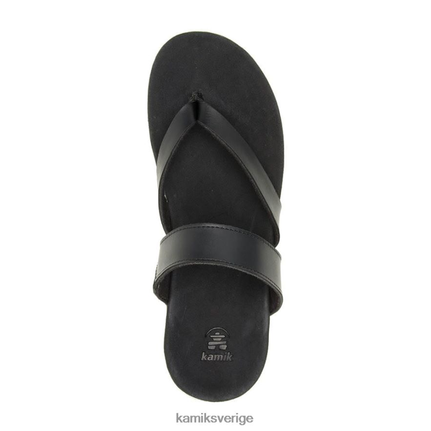 sandaler se Kamik kvinnor cara flip svart N02N0063