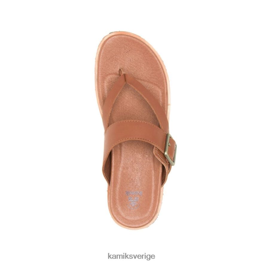 sandaler se Kamik kvinnor sadie flip mörkbrun N02N0059