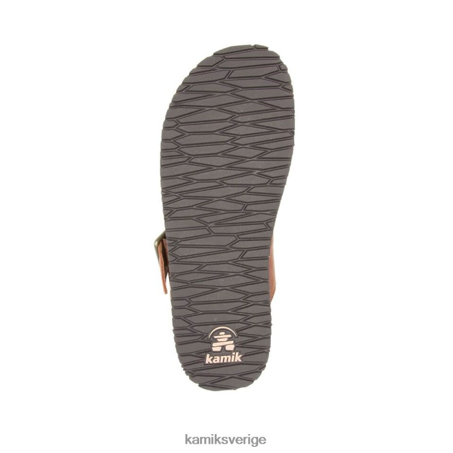 sandaler se Kamik kvinnor sadie flip mörkbrun N02N0059