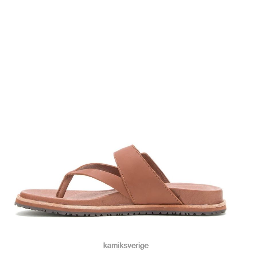 sandaler se Kamik kvinnor sadie flip mörkbrun N02N0059