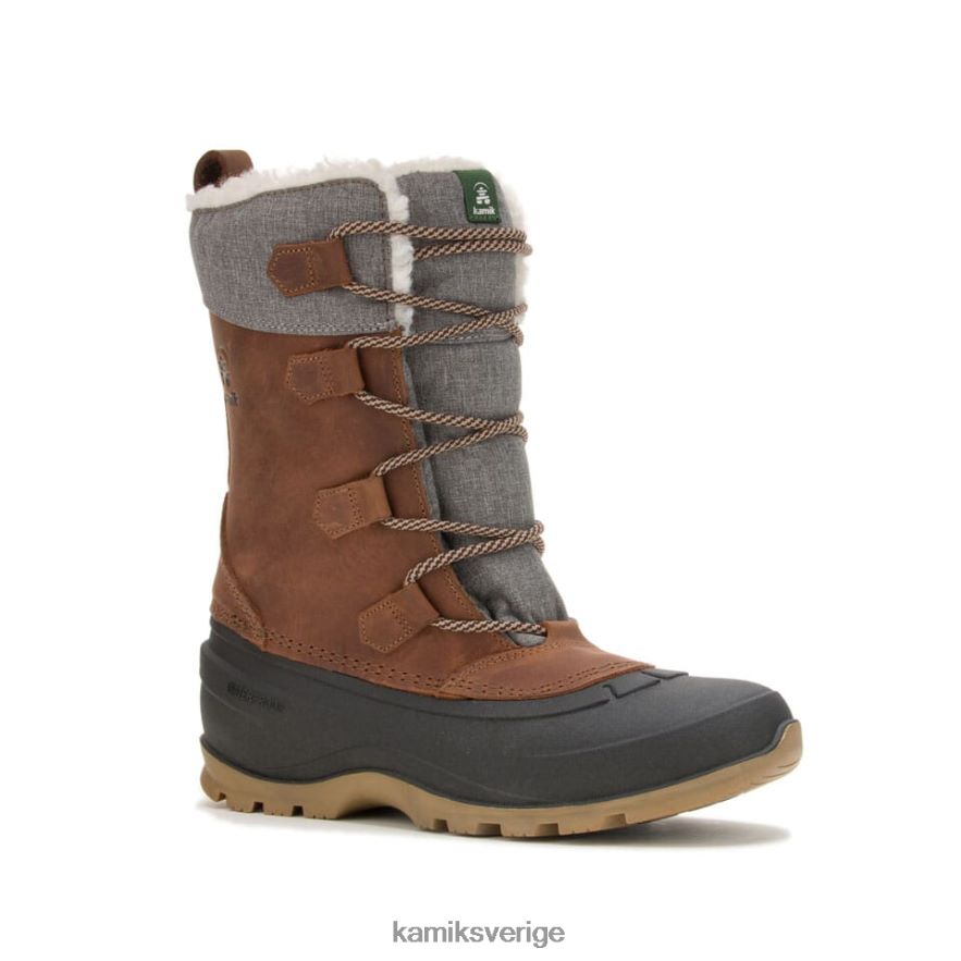 vinterkängor se Kamik kvinnor snowgem cognac N02N00160
