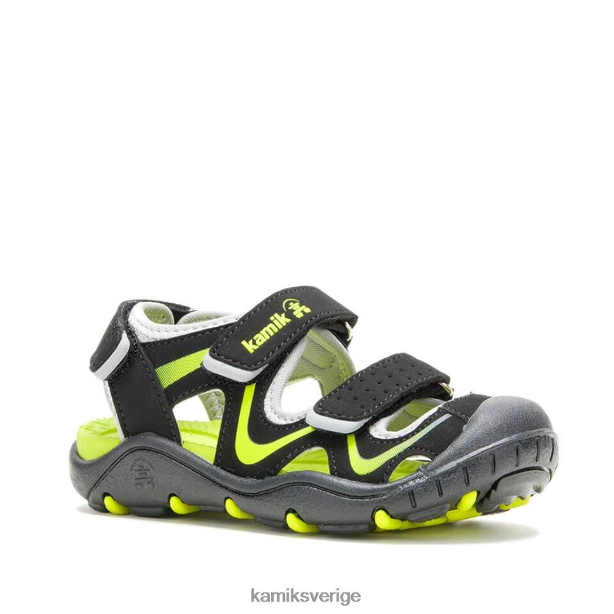 sandaler se Kamik småbarn vandra svart/lime N02N00379