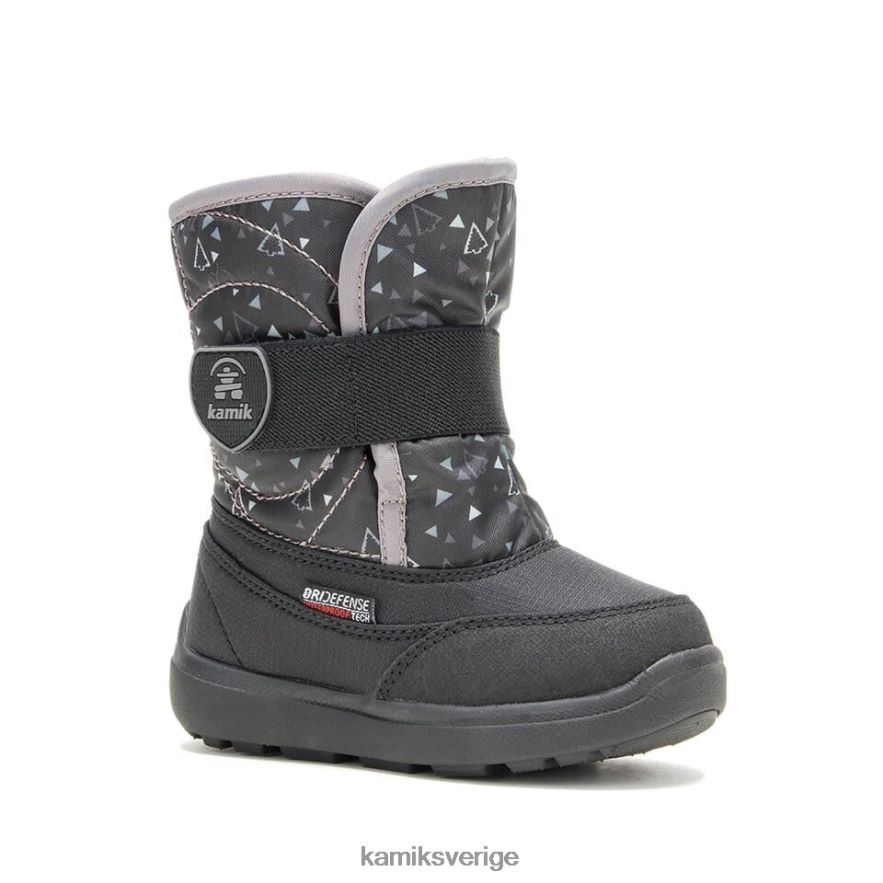 vinterkängor se Kamik småbarn snowbee tryck svart N02N00401