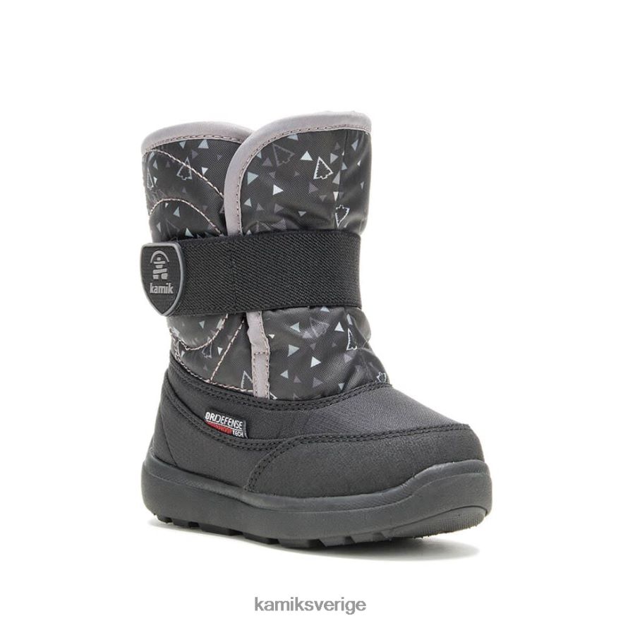 vinterkängor se Kamik småbarn snowbee tryck svart N02N00401