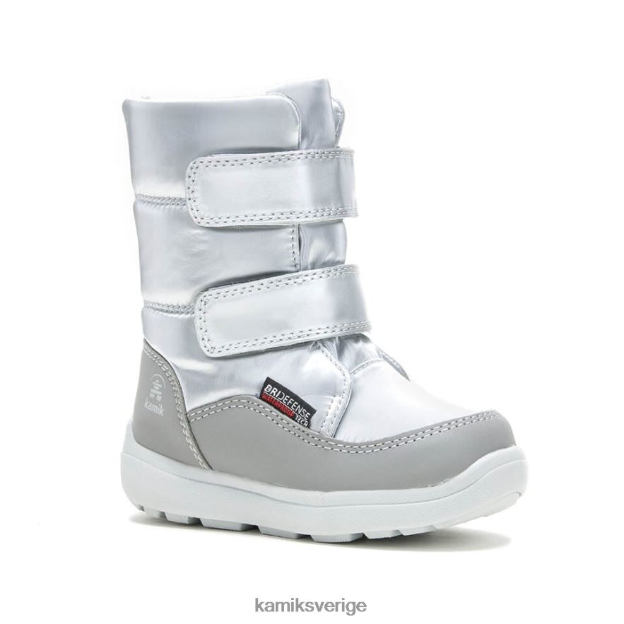 vinterkängor se Kamik småbarn snowcutie silver N02N00426