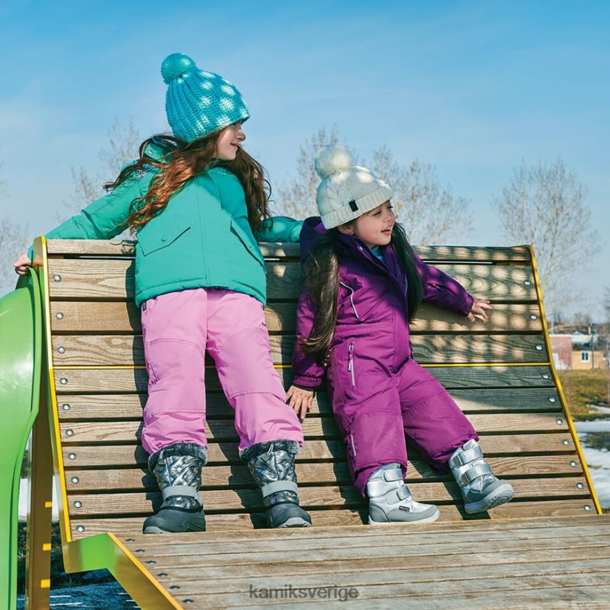 vinterkängor se Kamik småbarn snowcutie silver N02N00426