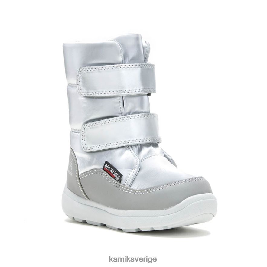 vinterkängor se Kamik småbarn snowcutie silver N02N00426